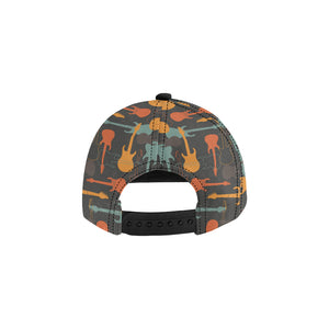 electric guitars pattern All Over Print Snapback Cap