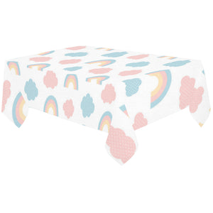 Cute rainbow clound pattern Tablecloth