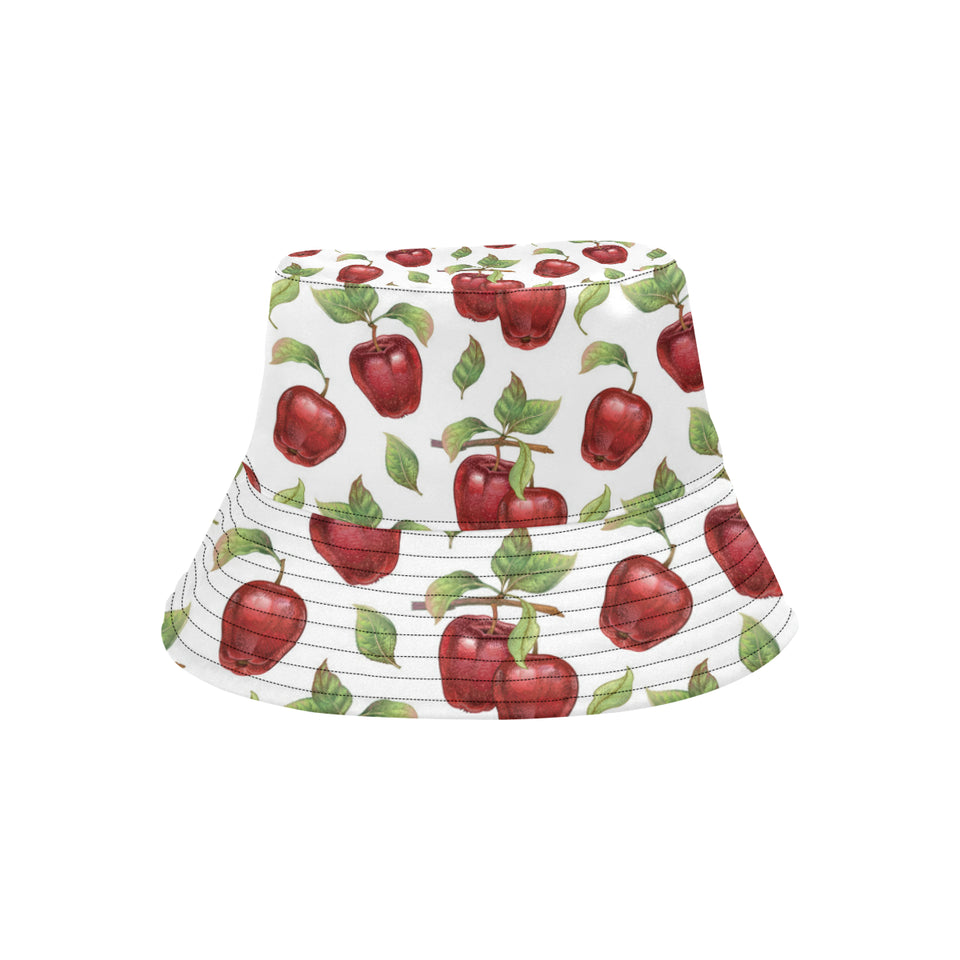 Red apples pattern Unisex Bucket Hat