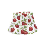 Red apples pattern Unisex Bucket Hat
