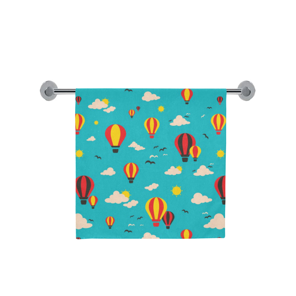 Hot Air Balloon Sky Pattern Bath Towel
