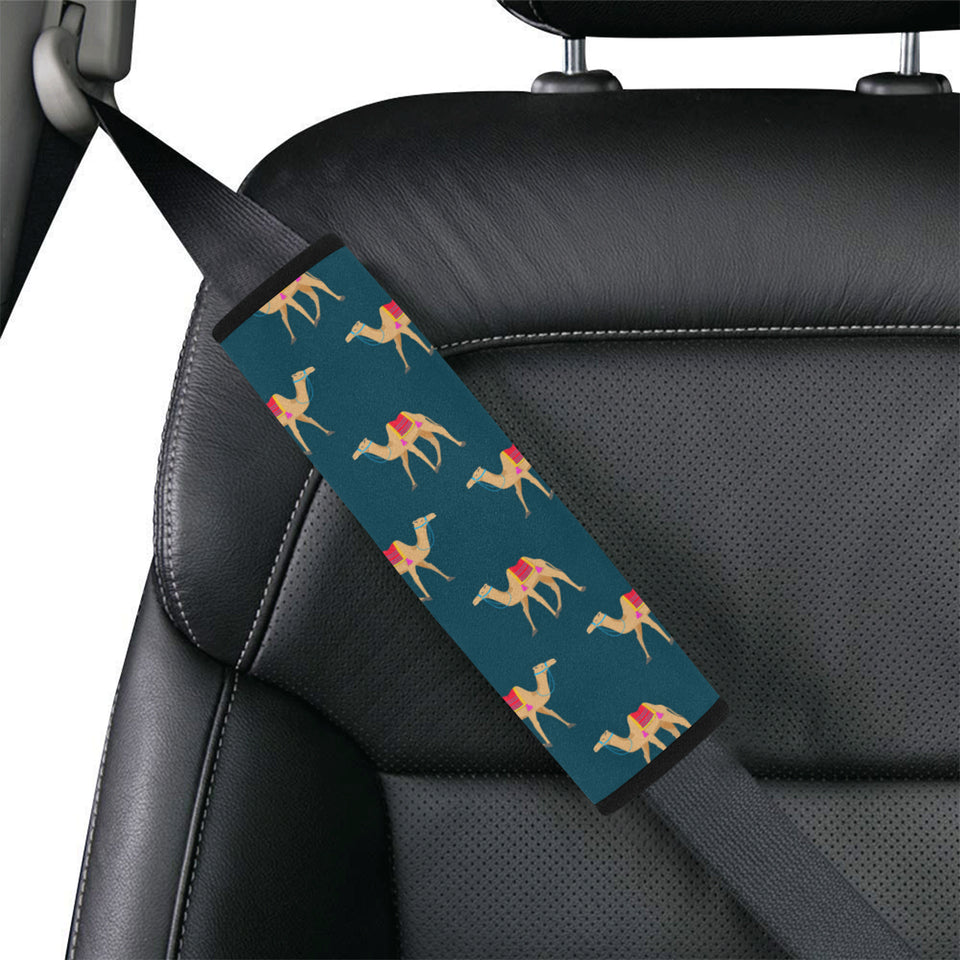 Camel pattern blue blackground Car Seat Belt Cover