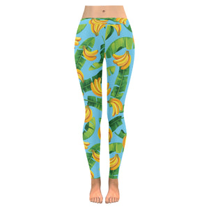 banana leaves banana design pattern Women's Legging Fulfilled In US