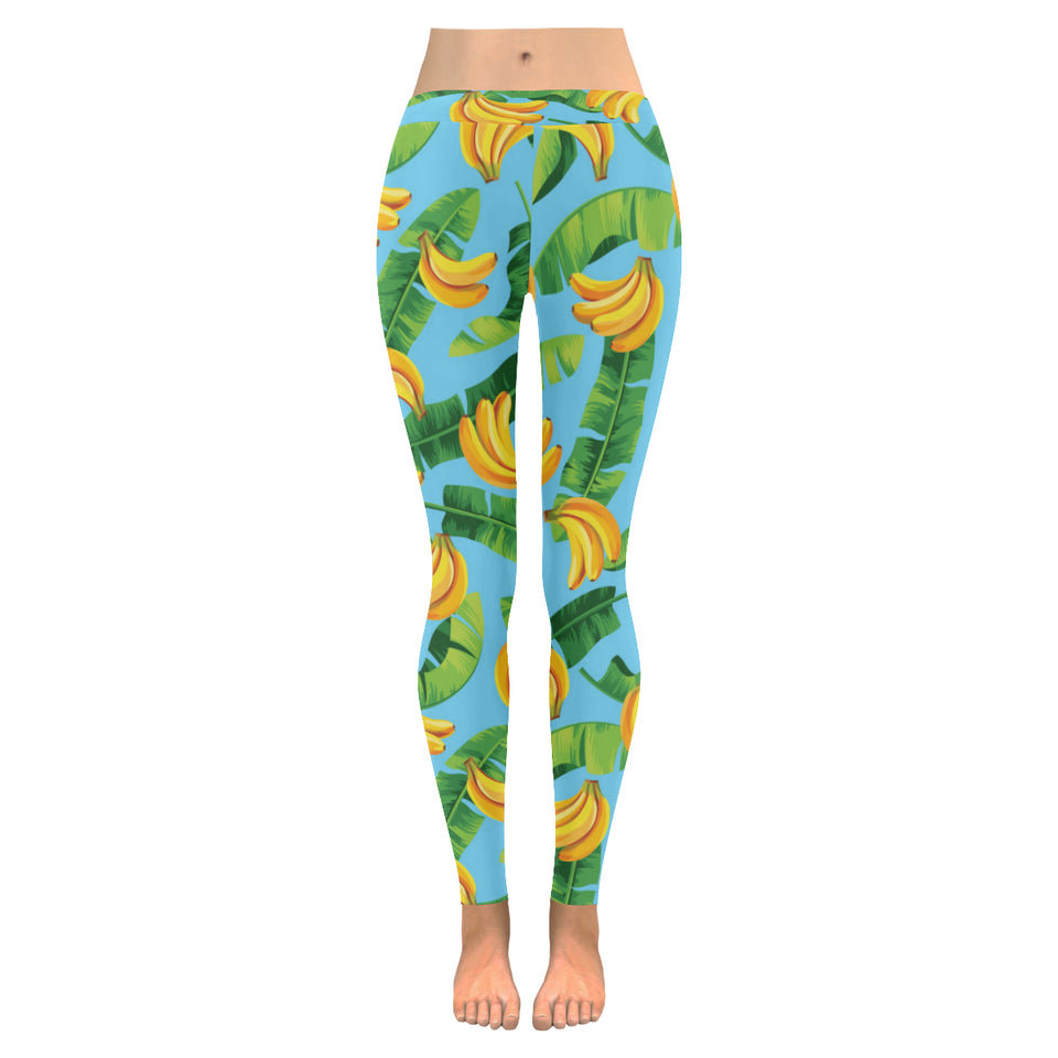 banana leaves banana design pattern Women's Legging Fulfilled In US