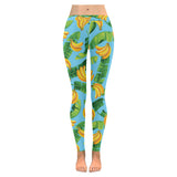 banana leaves banana design pattern Women's Legging Fulfilled In US