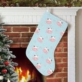 Cute cow flower pattern Christmas Stocking