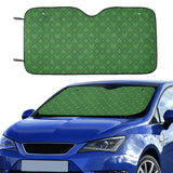 Casino Cards Suits Pattern Print Design 04 Car Sun Shade