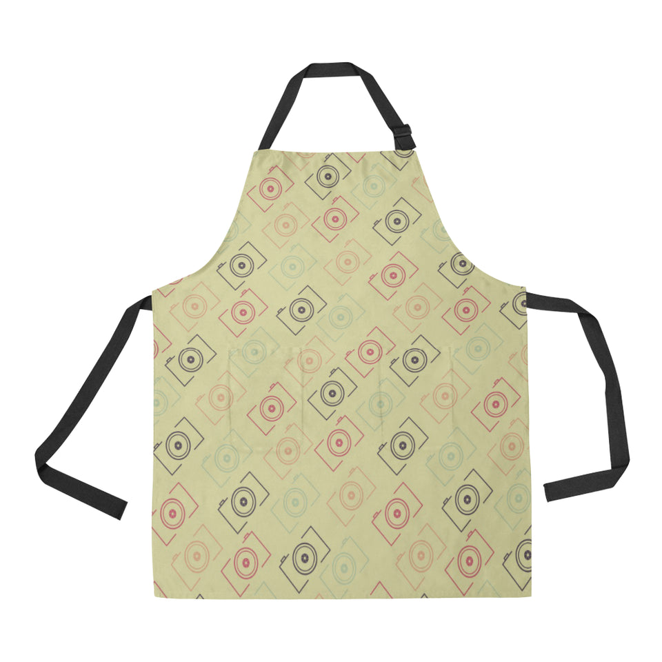 Camera Pattern Print Design 01 All Over Print Adjustable Apron