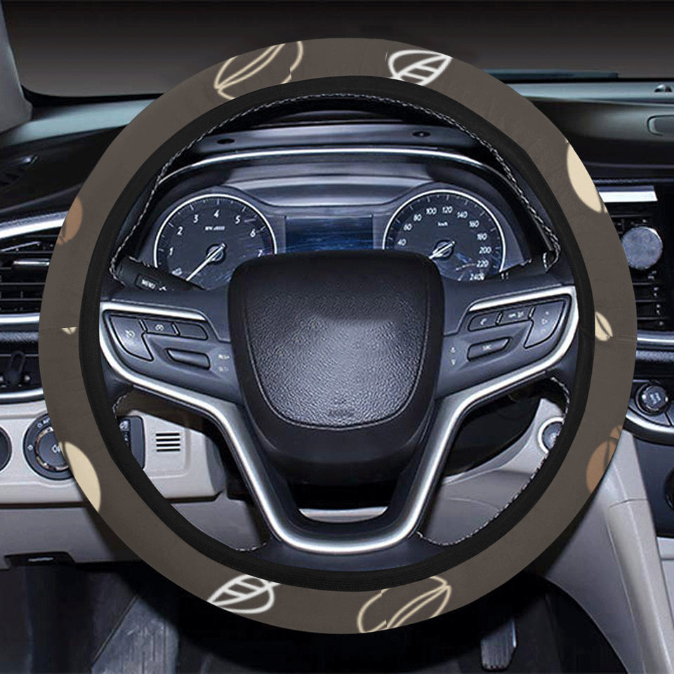 Coffee bean leave pattern Car Steering Wheel Cover