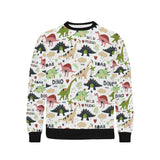 Cute dinosaurs pattern Men's Crew Neck Sweatshirt