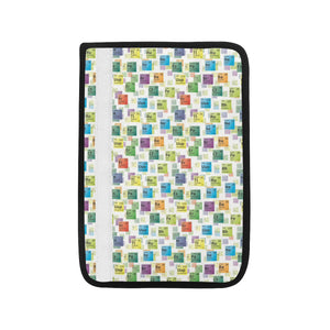 Chemistry Periodic Table Pattern Print Design 05 Car Seat Belt Cover