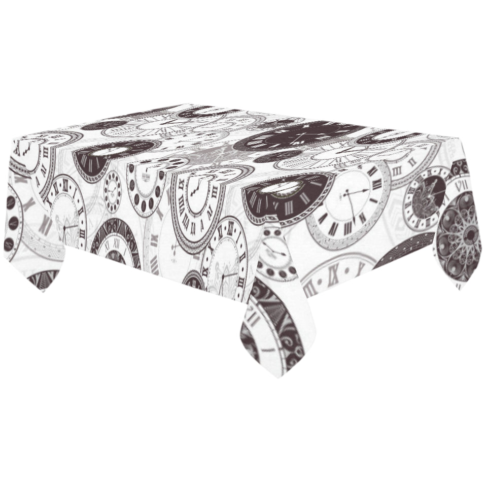 Classic vintage clock pattern Tablecloth