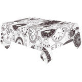 Classic vintage clock pattern Tablecloth