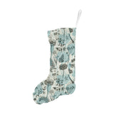 Dragonfly Butterfly Plants insect flower vintage s Christmas Stocking