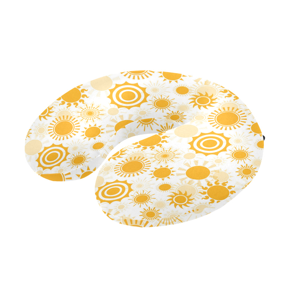 Sun design pattern U-Shaped Travel Neck Pillow