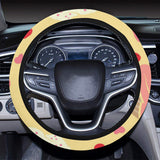 cake cupcake heart cherry pattern Car Steering Wheel Cover