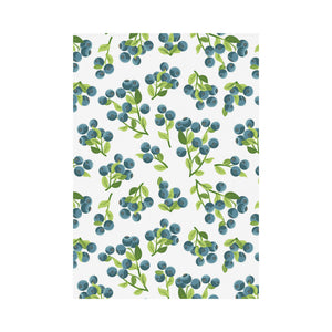 blueberry white background House Flag Garden Flag