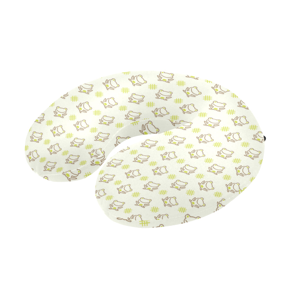 Cute cartoon frog baby pattern U-Shaped Travel Neck Pillow