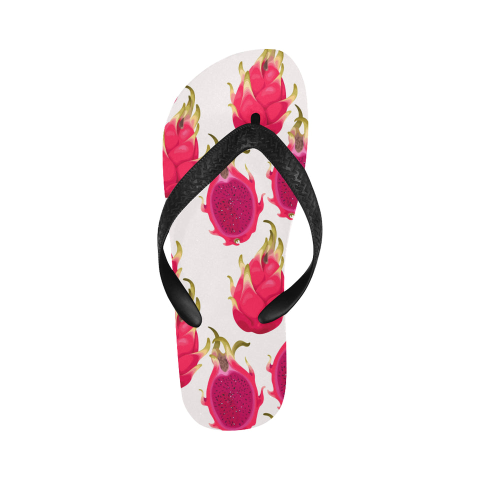 dragon fruits design pattern Unisex Flip Flops