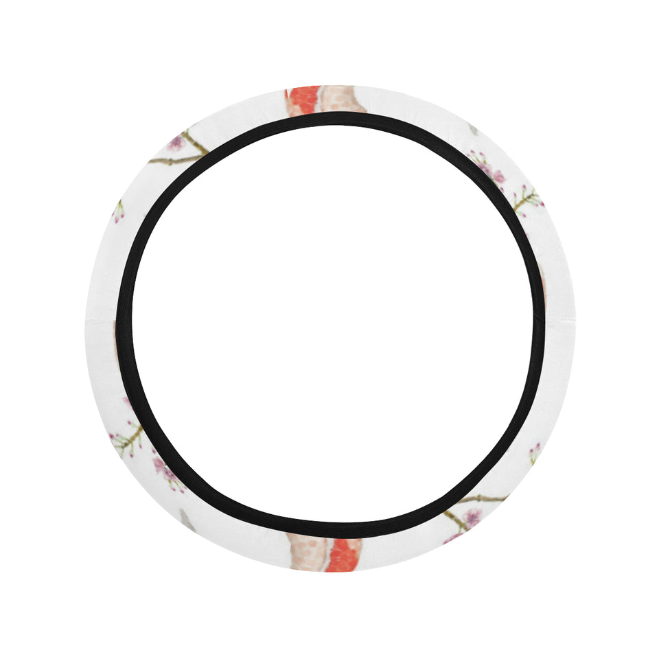 Watercolor Koi Fish Carp Fish pattern Car Steering Wheel Cover