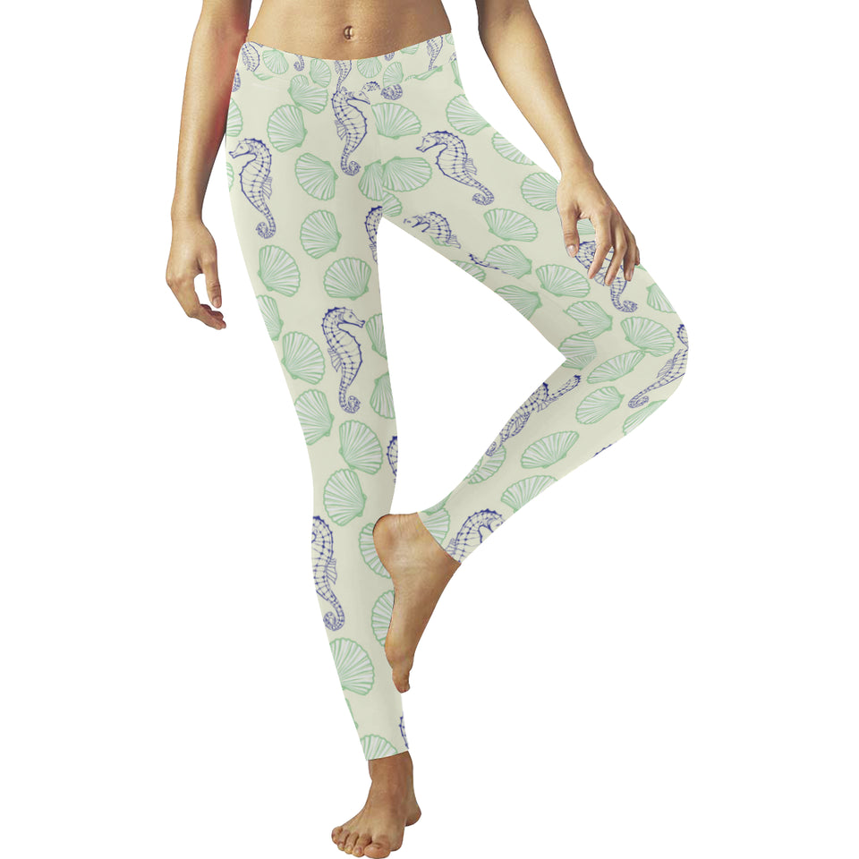 Seahorse shell pattern Women's Legging Fulfilled In US