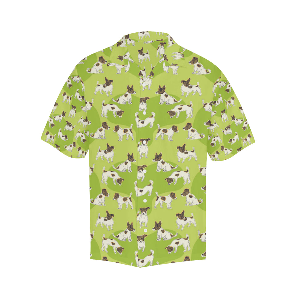 Jack Russel Pattern Print Design 01 Men's All Over Print Hawaiian Shirt (Model T58)