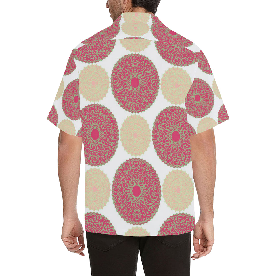 Circle indian pattern Men's All Over Print Hawaiian Shirt