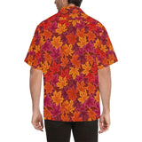 Autumn maple leaf pattern Men's All Over Print Hawaiian Shirt