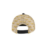 Rhino yellow theme pattern All Over Print Snapback Cap