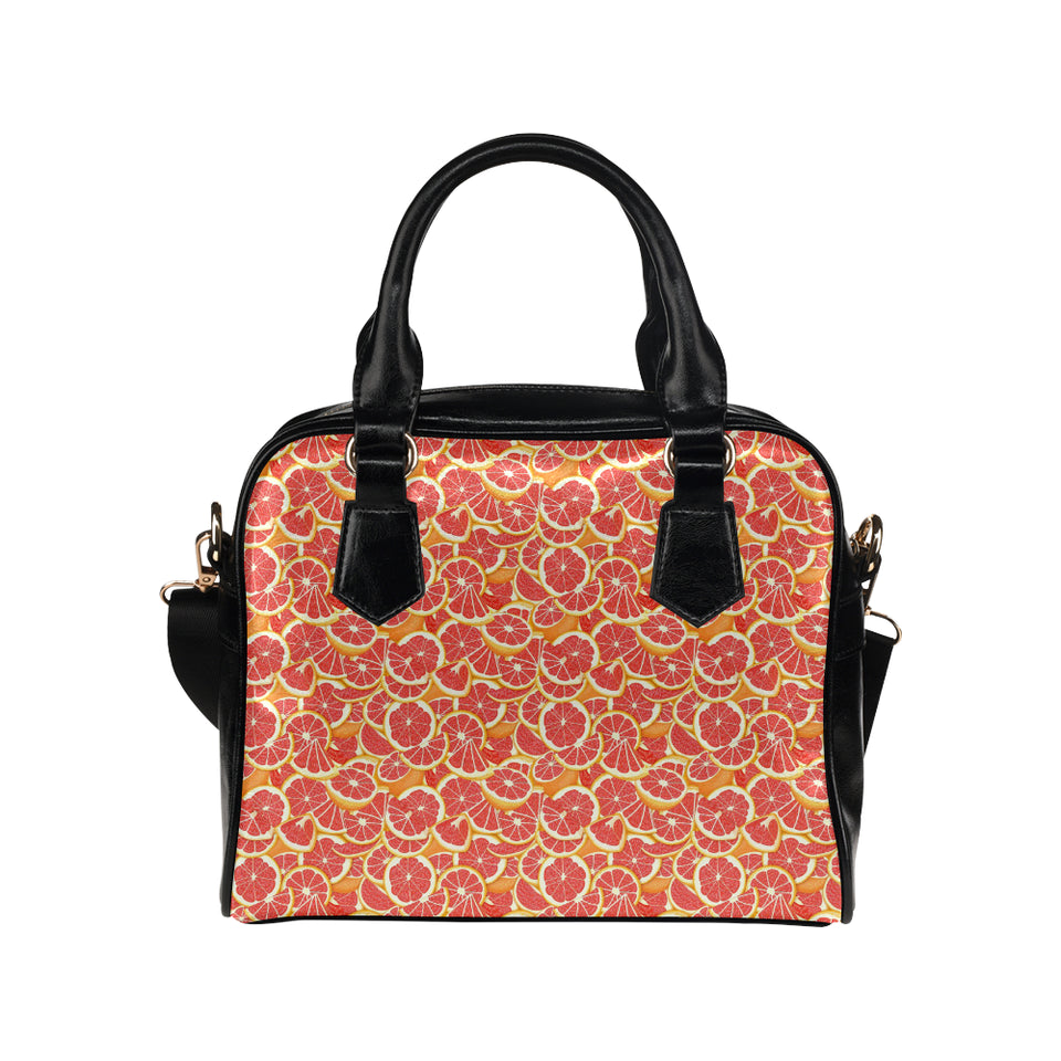 Tropical grapefruit pattern Shoulder Handbag