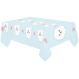 White cute pomeranian pattern Tablecloth