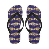 Beautiful japanese fan pattern Unisex Flip Flops