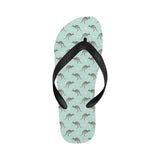 Kangaroo pattern background Unisex Flip Flops