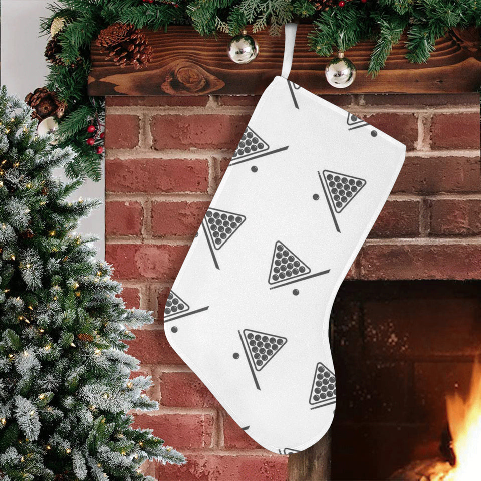 Billiard Ball Pattern Print Design 03 Christmas Stocking