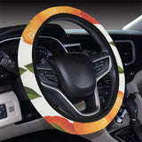 Oranges pattern background Car Steering Wheel Cover