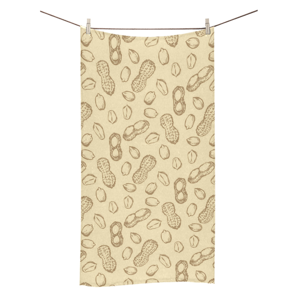 hand drawn peanuts pattern Bath Towel