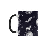 Chihuahua space helmet astronaut pattern Morphing Mug Heat Changing Mug