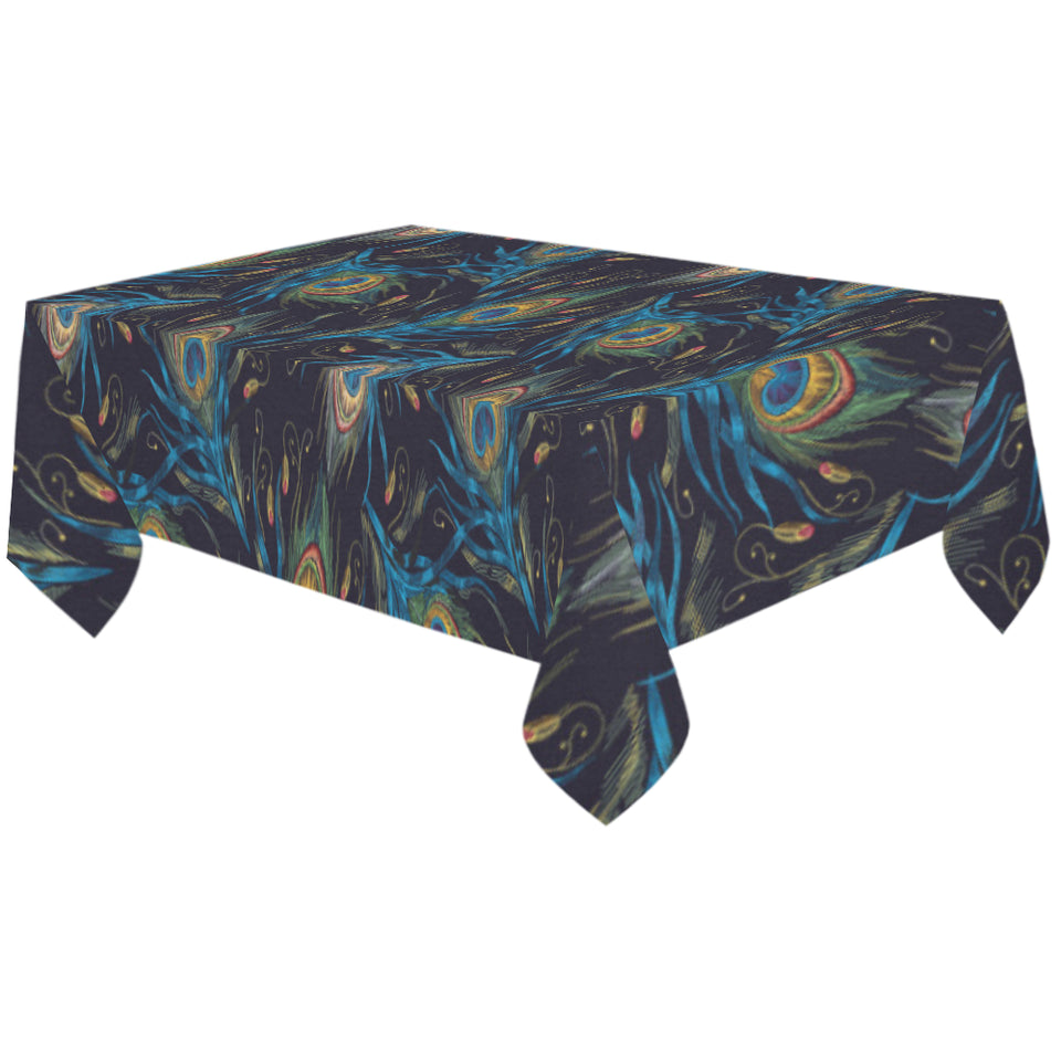 Beautiful peacock feather pattern Tablecloth