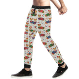 Corgi Christmas Pattern Unisex Casual Sweatpants