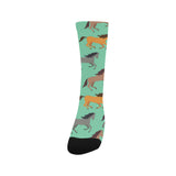 Colorful horses pattern Crew Socks