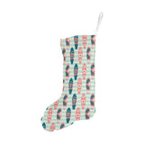 Surfboard Pattern Print Design 02 Christmas Stocking