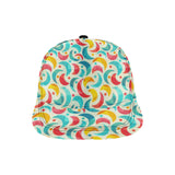 Colorful moon pattern All Over Print Snapback Cap