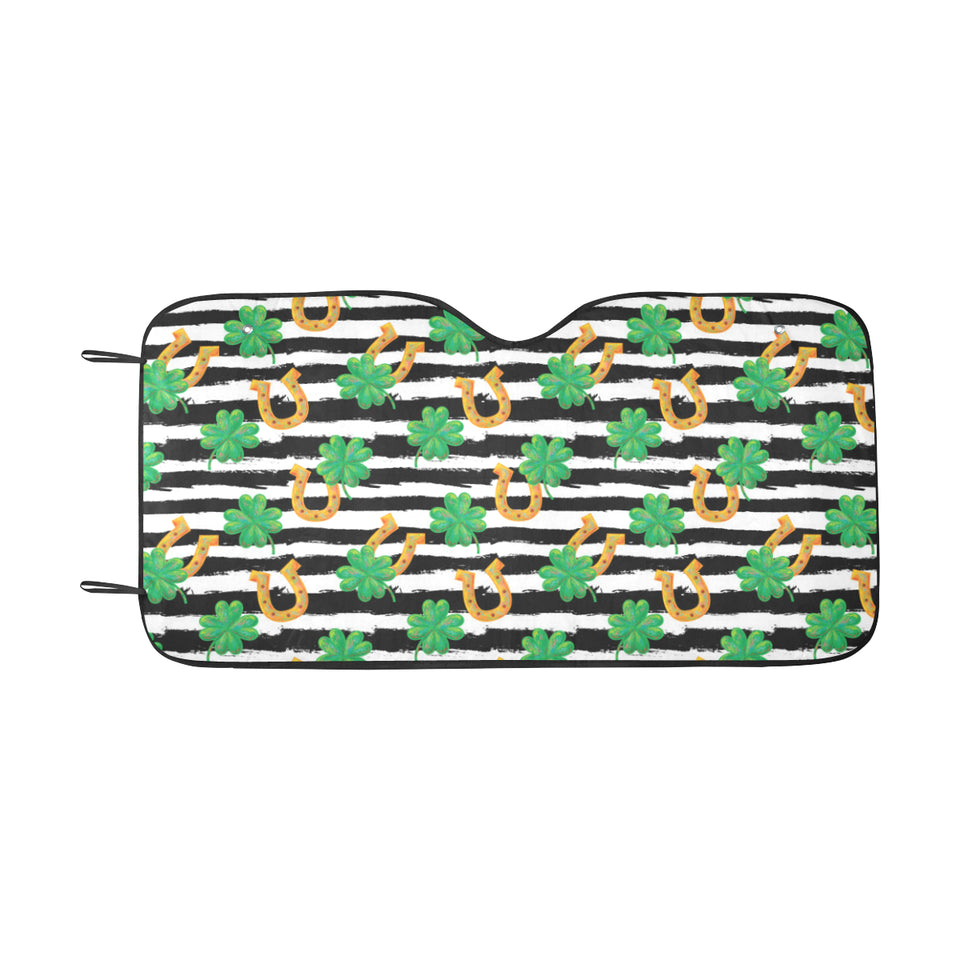 Horseshoes Pattern Print Design 01 Car Sun Shade