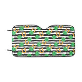 Horseshoes Pattern Print Design 01 Car Sun Shade
