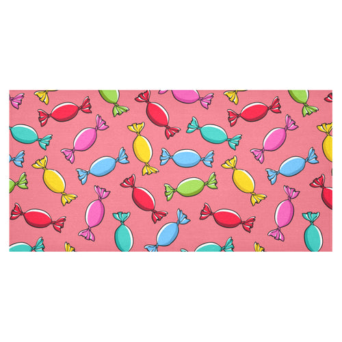 Colorful wrapped candy pattern Tablecloth