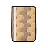 Bread Toast Pattern Print Design 04 Car Seat Belt Cover