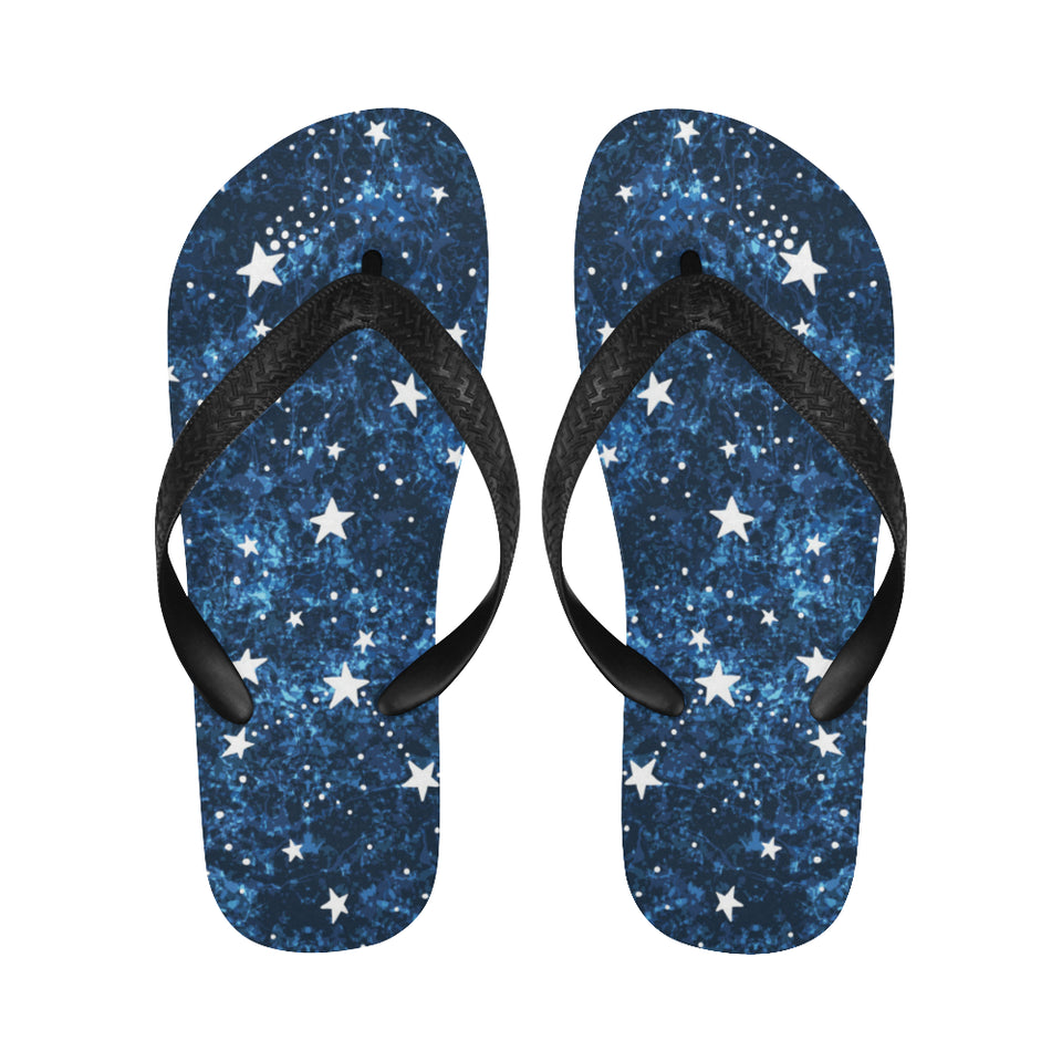 Night sky star pattern Unisex Flip Flops