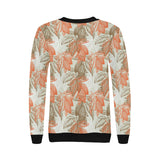 Cocoa beans Cocoa tree pattern Women's Crew Neck Sweatshirt