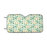 Hummingbird Pattern Print Design 01 Car Sun Shade