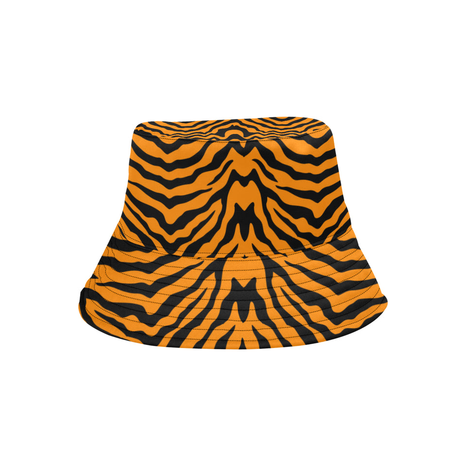 Bengal tigers skin print pattern Unisex Bucket Hat